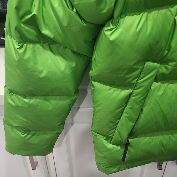 KANUK Neon Green Misto Puffer Winter Jacket - Picture 3 of 15